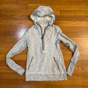 FP Movement Markie Sweatshirt Hooded 1/2 Zip Sweatshirt in Gray- Size Small